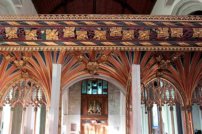 Bovey Tracey - Detail of Screen