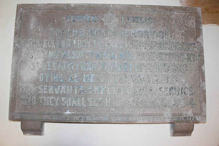 Huntsham - The Troyte Memorial