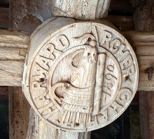 Lewannick  - Detail of roof-boss
