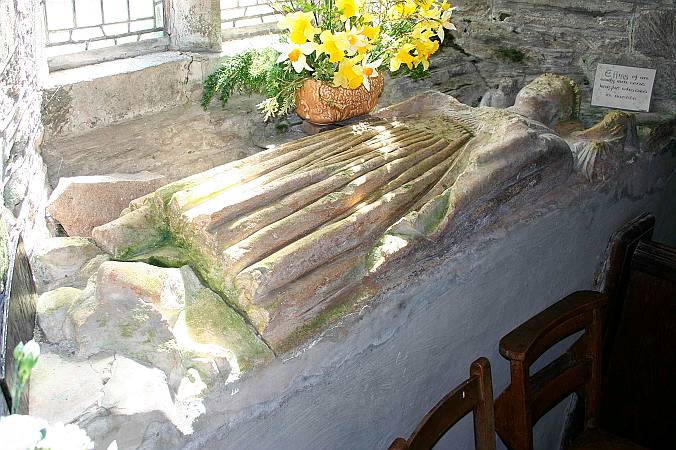 St Teath - Memorial to 15th Cent. Knight