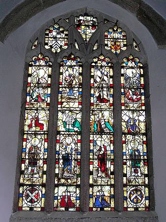 St Winnow - Detail of Stained Glass