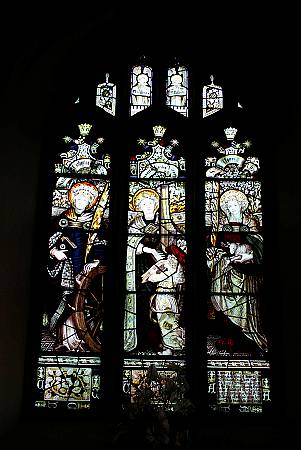 Week St Mary - Detail of Stained Glass