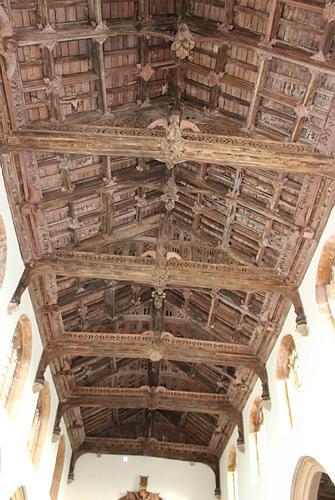 Westonzoyland - Detail of the Angel Roof
