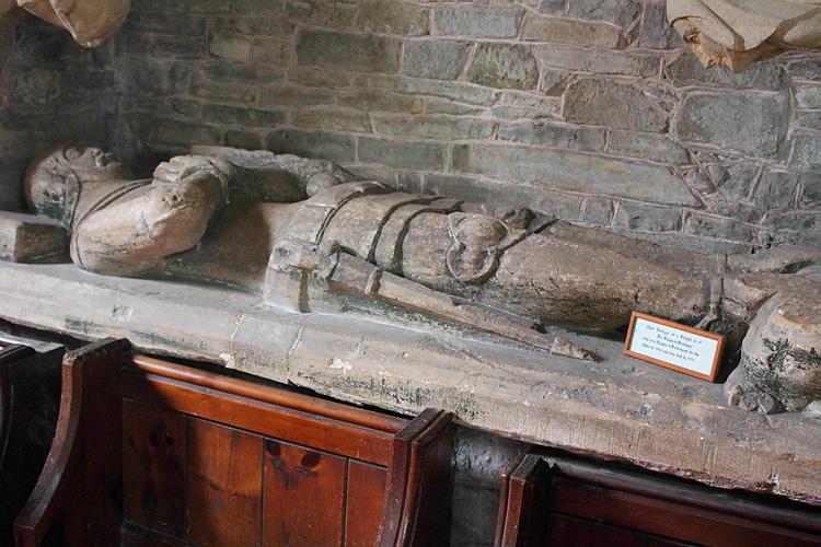 Bawdrip - Tomb of Sir Simon De Braderey 1375