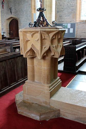 Stoke St Gregory - The Font